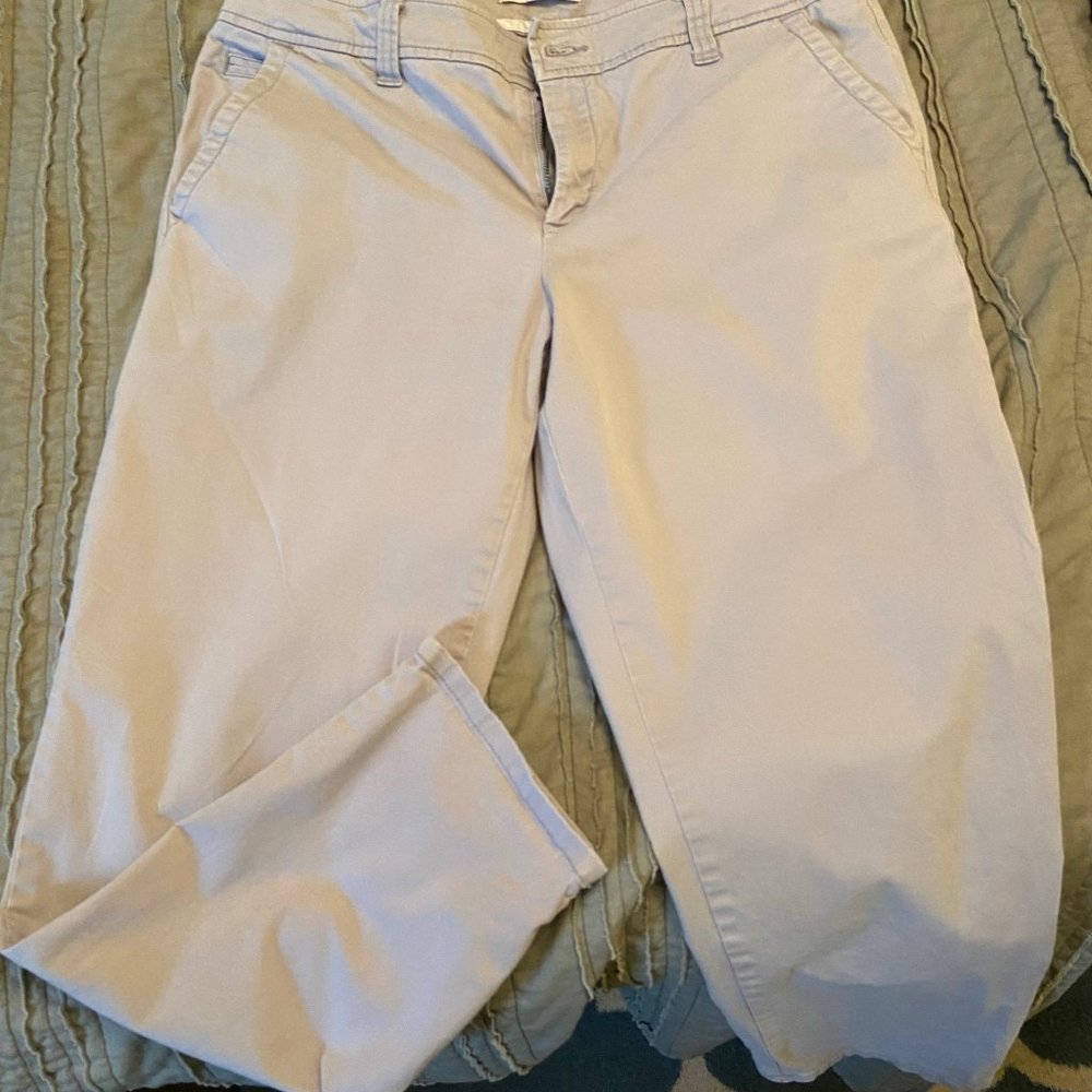 Liz Claiborne Gray Chino Pants - Size 12